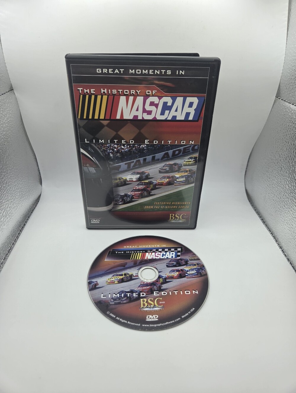 Great Moments in The History of Nascar Limited Edition DVD (2004, BSC)